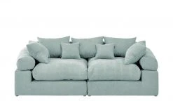 smart Big Sofa Lionore | Mintgrün Flachgewebe