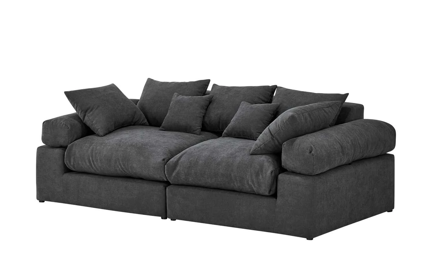smart Big Sofa Lionore | Schwarz Flachgewebe 8 smart Big Sofa Lionore | Schwarz Flachgewebe – Bild 6