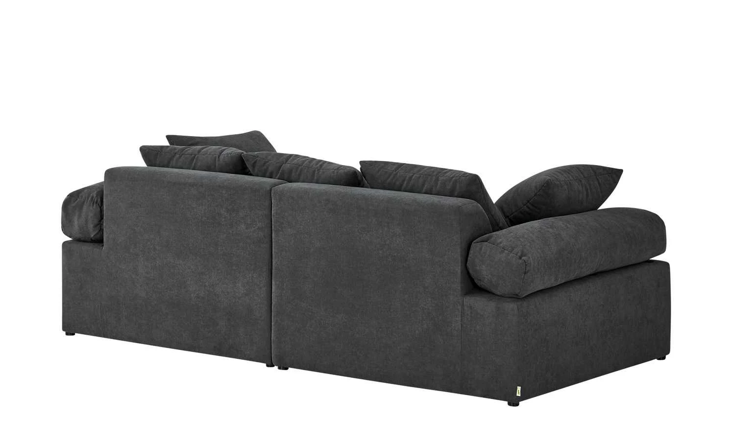 smart Big Sofa Lionore | Schwarz Flachgewebe 9 smart Big Sofa Lionore | Schwarz Flachgewebe – Bild 7