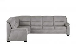 meinSofa Ecksofa Vera | Alu-Grau links ohne