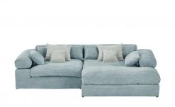 smart Ecksofa Lianea | Cordstoff Mint / Steingrau rechts
