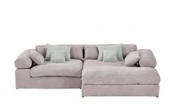 smart Ecksofa Lianea | Cordstoff Altrosa / Beige rechts