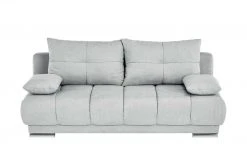 bobb Schlafsofa Isalie de Luxe | Grau Mikrofaser sehr fein