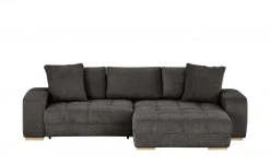 bobb Ecksofa Caro | Mocca (Braun) Mikrofaser fein rechts Erweiterte Funktion