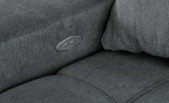 bobb Ecksofa Caro | Schwarz-Grau Mikrofaser fein rechts Erweiterte Funktion -Sofas Verkaufsladen 23408825 11 201906272233