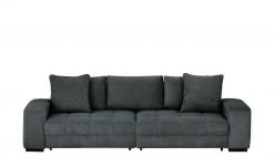 bobb Big Sofa Caro | Schwarz-Grau Microfaser fein Erweiterte Funktion