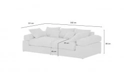 smart Big Sofa Lionore | Grau Cordstoff -Sofas Verkaufsladen 23408902 1 202104281234 1