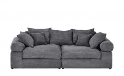 smart Big Sofa Lionore | Grau Cordstoff
