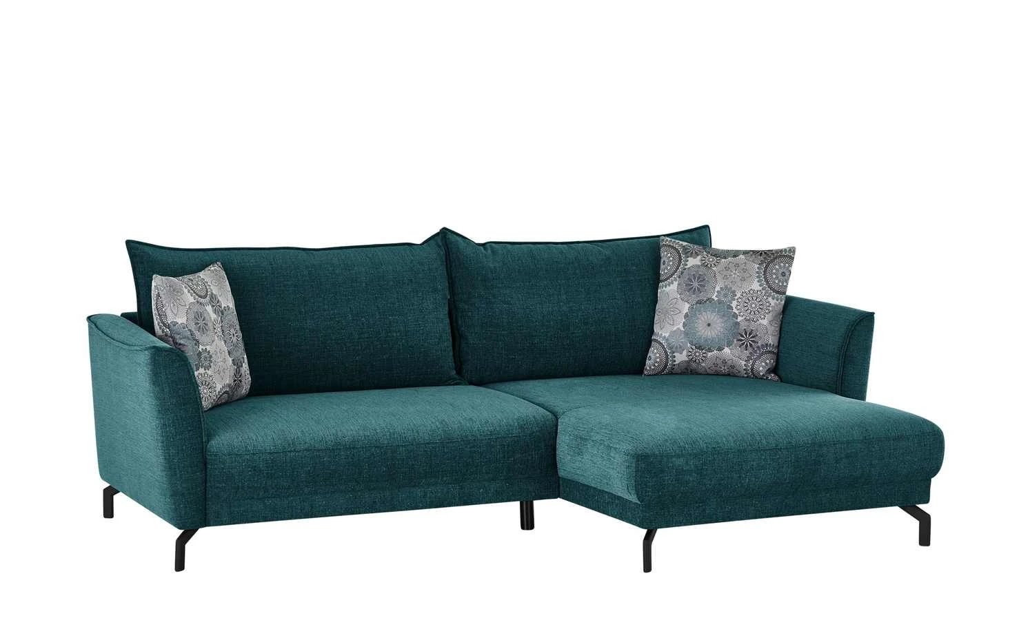 bobb Ecksofa Yolanda | Petrol rechts AquaClean-Webstoff (Pascha) 4 bobb Ecksofa Yolanda | Petrol rechts AquaClean-Webstoff (Pascha) – Bild 2