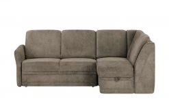 Polstermöbel Oelsa Ecksofa Luna | Taupe (Braun-Grau) rechts Erweiterte Funktion