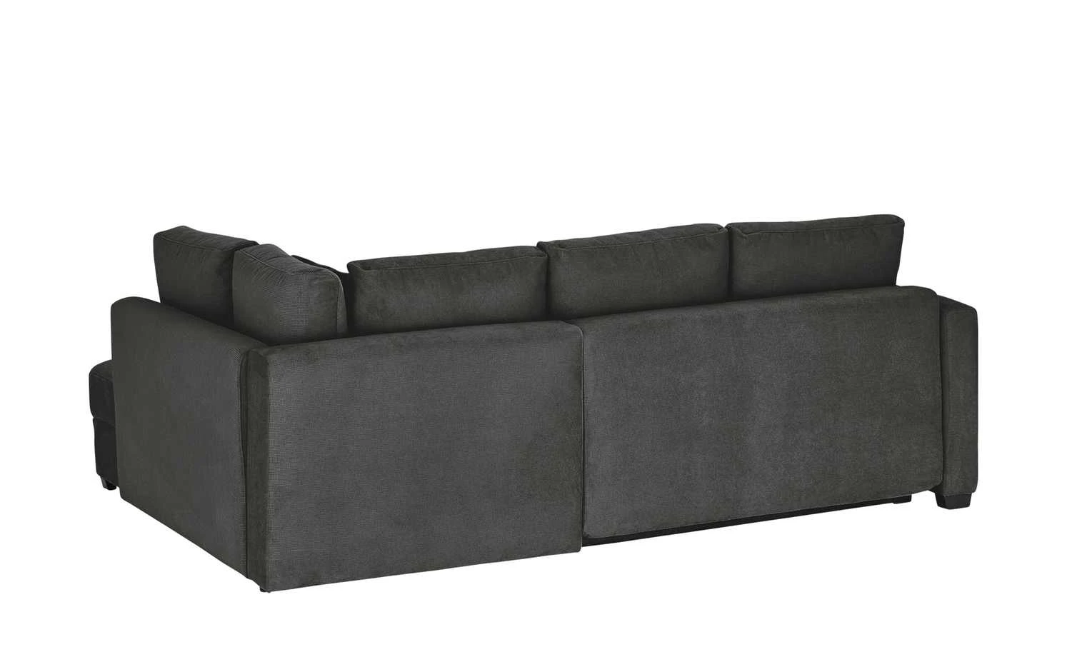 bobb Ecksofa mit Boxspringpolsterung Lisa de Luxe | Graubraun rechts Mikrofaser 4 bobb Ecksofa mit Boxspringpolsterung Lisa de Luxe | Graubraun rechts Mikrofaser – Bild 2