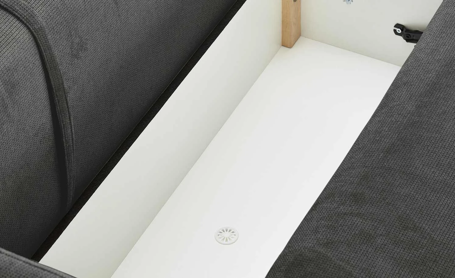 bobb Ecksofa mit Boxspringpolsterung Lisa de Luxe | Graubraun rechts Mikrofaser 6 bobb Ecksofa mit Boxspringpolsterung Lisa de Luxe | Graubraun rechts Mikrofaser – Bild 4