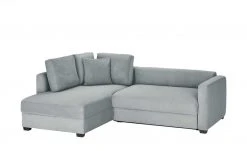 bobb Ecksofa mit Boxspringpolsterung Lisa de Luxe | Grau links Mikrofaser -Sofas Verkaufsladen 23409483 11 202106172234