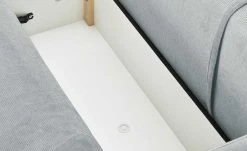 bobb Ecksofa mit Boxspringpolsterung Lisa de Luxe | Grau links Mikrofaser -Sofas Verkaufsladen 23409483 6 202106172234