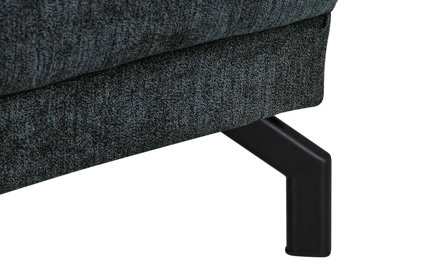 bobb Ecksofa Yolanda | Schwarz rechts Mikrofaser 8 bobb Ecksofa Yolanda | Schwarz rechts Mikrofaser – Bild 6