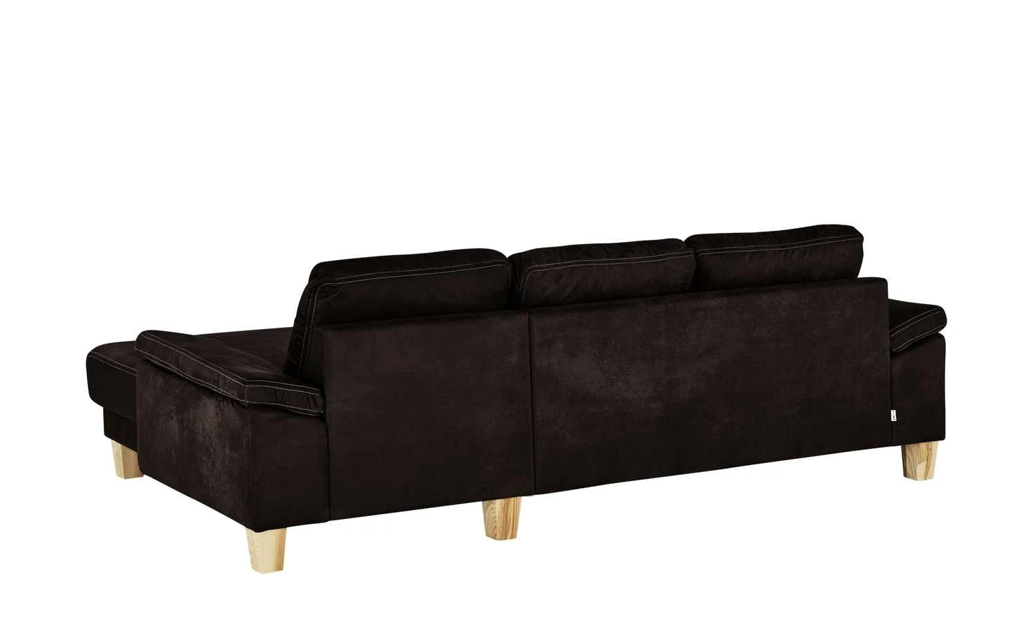 smart Ecksofa Atara | Dunkelbraun rechts Mikrofaser 7 smart Ecksofa Atara | Dunkelbraun rechts Mikrofaser – Bild 5