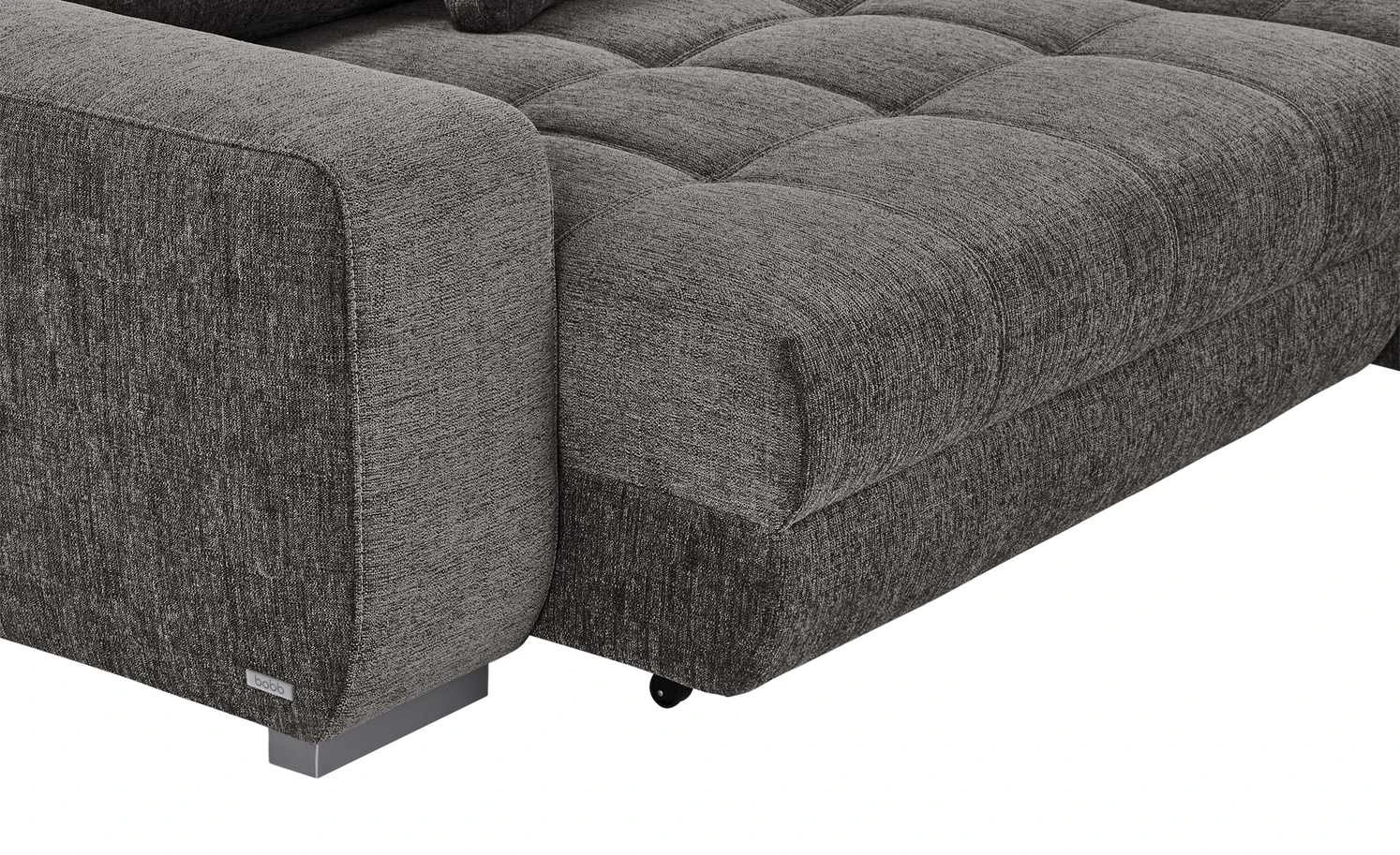 bobb Ecksofa Caro | Rock (Graubraun) rechts 10 bobb Ecksofa Caro | Rock (Graubraun) rechts – Bild 8