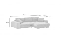 bobb Ecksofa Caro | Anthrazit rechts -Sofas Verkaufsladen 24400545 2 202106181241