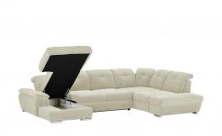 Wohnlandschaft Gladys | Natur (Beige) rechts Webstoff -Sofas Verkaufsladen 24400909 17 201907302247