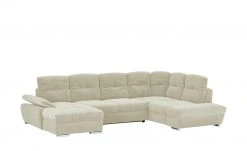 Wohnlandschaft Gladys | Natur (Beige) rechts Webstoff -Sofas Verkaufsladen 24400909 18 201907302247