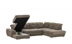 Wohnlandschaft Gladys | Toffee (Braun) rechts Webstoff -Sofas Verkaufsladen 24400911 3 201907302247