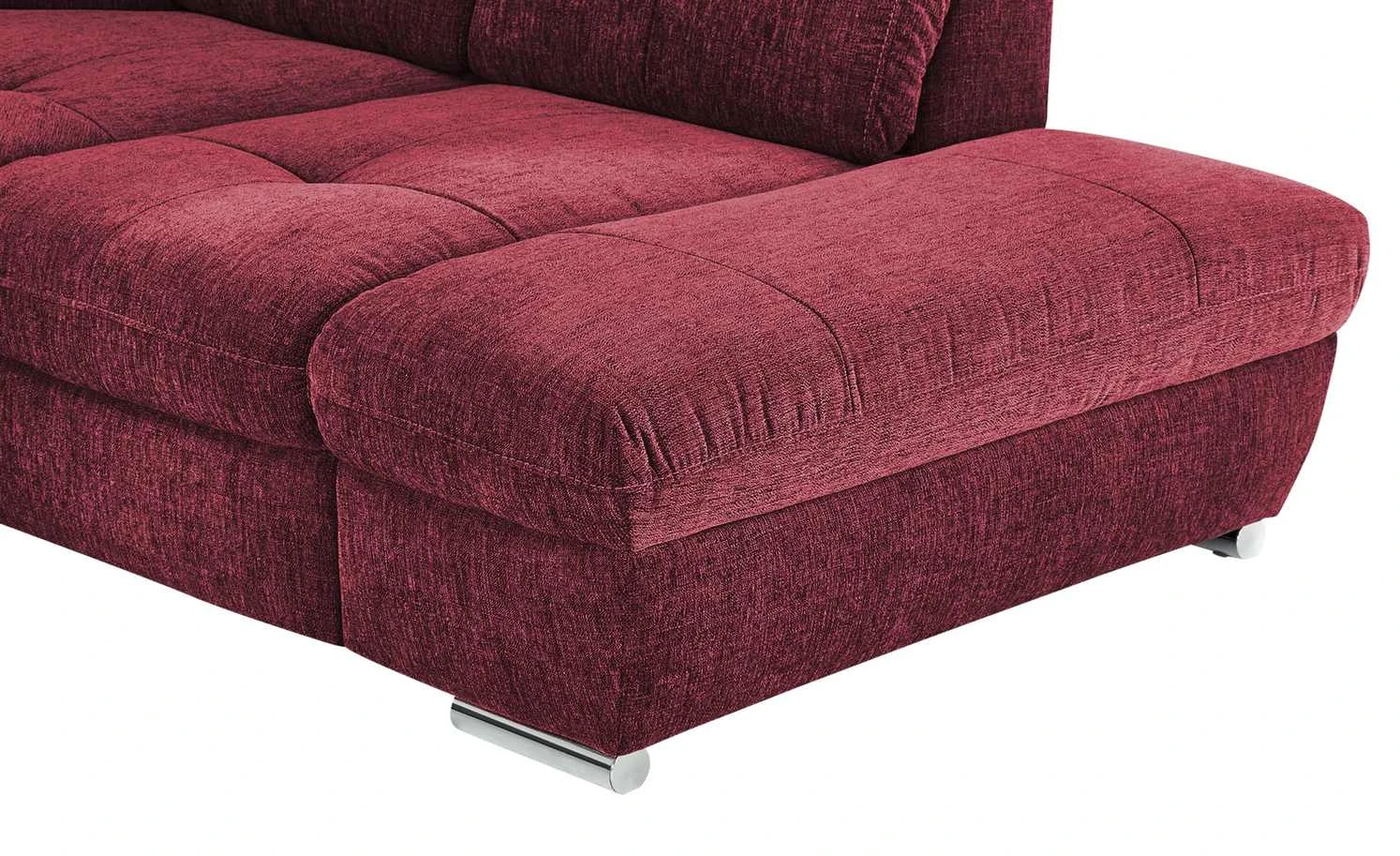 Wohnlandschaft Gladys | Rot rechts Webstoff 16 Wohnlandschaft Gladys | Rot rechts Webstoff – Bild 14