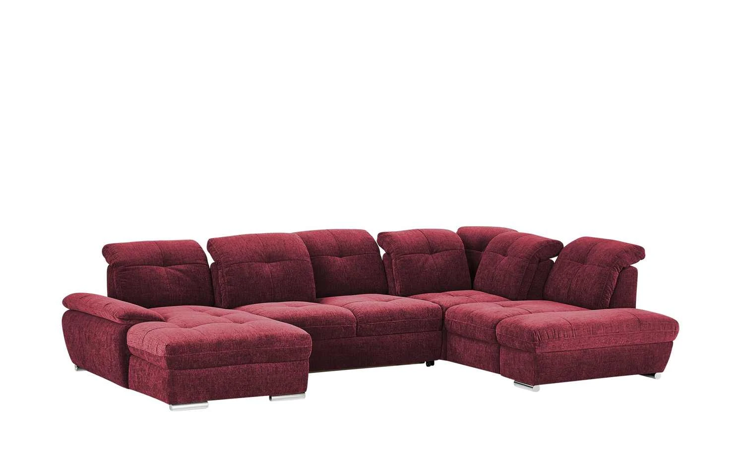 Wohnlandschaft Gladys | Rot rechts Webstoff 19 Wohnlandschaft Gladys | Rot rechts Webstoff – Bild 17