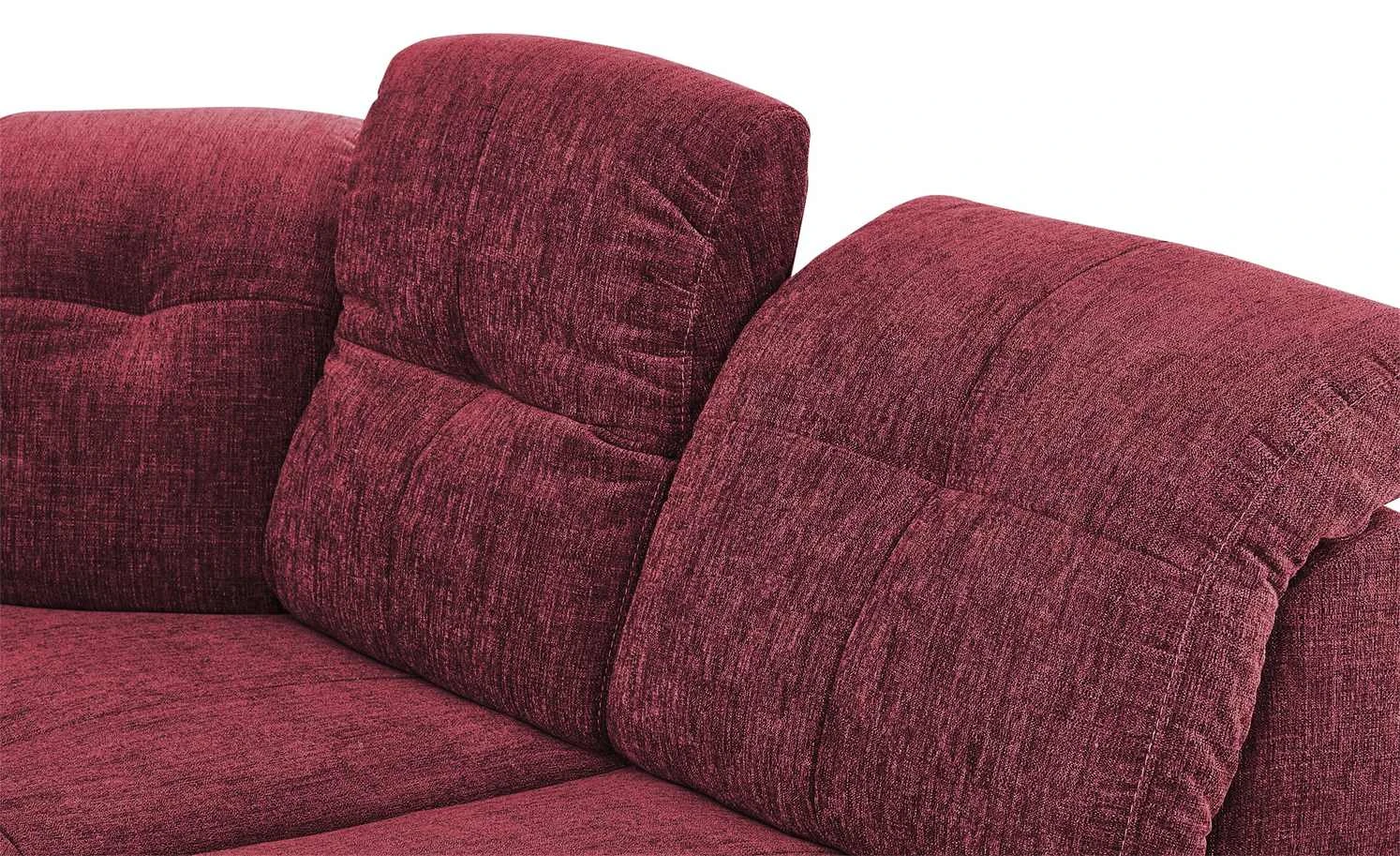 Wohnlandschaft Gladys | Rot rechts Webstoff 10 Wohnlandschaft Gladys | Rot rechts Webstoff – Bild 8