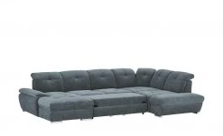 Wohnlandschaft Gladys | Blaugrau rechts Webstoff -Sofas Verkaufsladen 24400915 19 201907302247