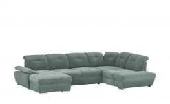 Wohnlandschaft Gladys | Aqua (Blau) rechts Webstoff -Sofas Verkaufsladen 24400916 12 201907302247