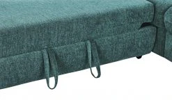 Wohnlandschaft Gladys | Petrol rechts Webstoff -Sofas Verkaufsladen 24400917 13 201907302247