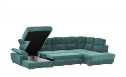 Wohnlandschaft Gladys | Petrol rechts Webstoff -Sofas Verkaufsladen 24400917 7 201907302247