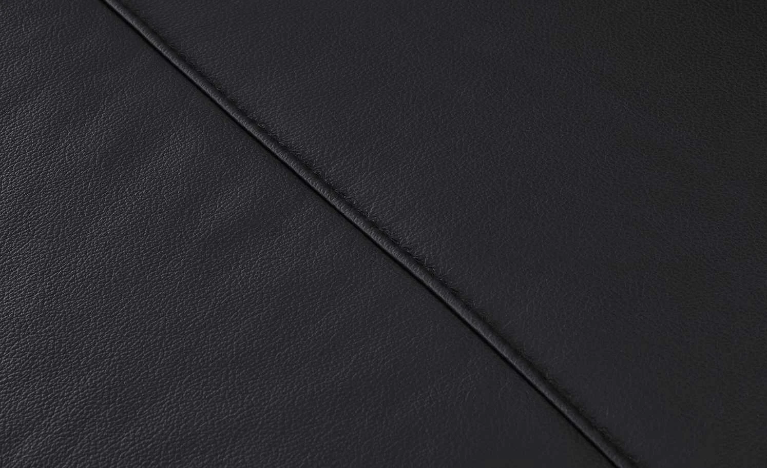 Ledersofa Svea | Schwarz 4 Ledersofa Svea | Schwarz – Bild 2