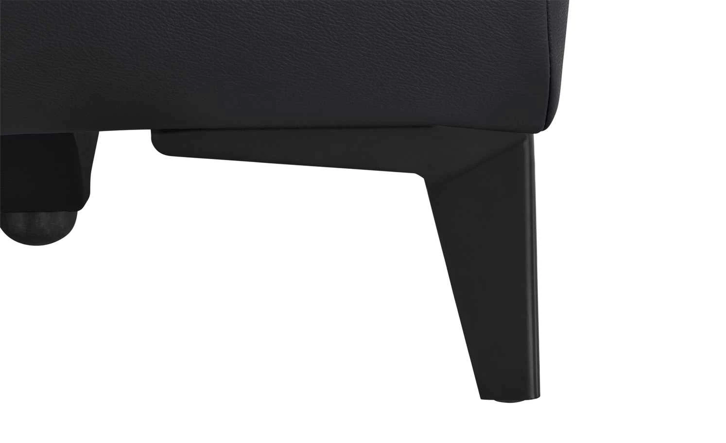 Ledersofa Svea | Schwarz 7 Ledersofa Svea | Schwarz – Bild 5