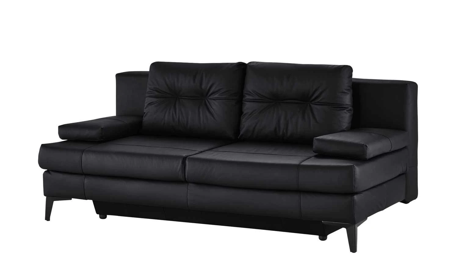 Ledersofa Svea | Schwarz 8 Ledersofa Svea | Schwarz – Bild 6