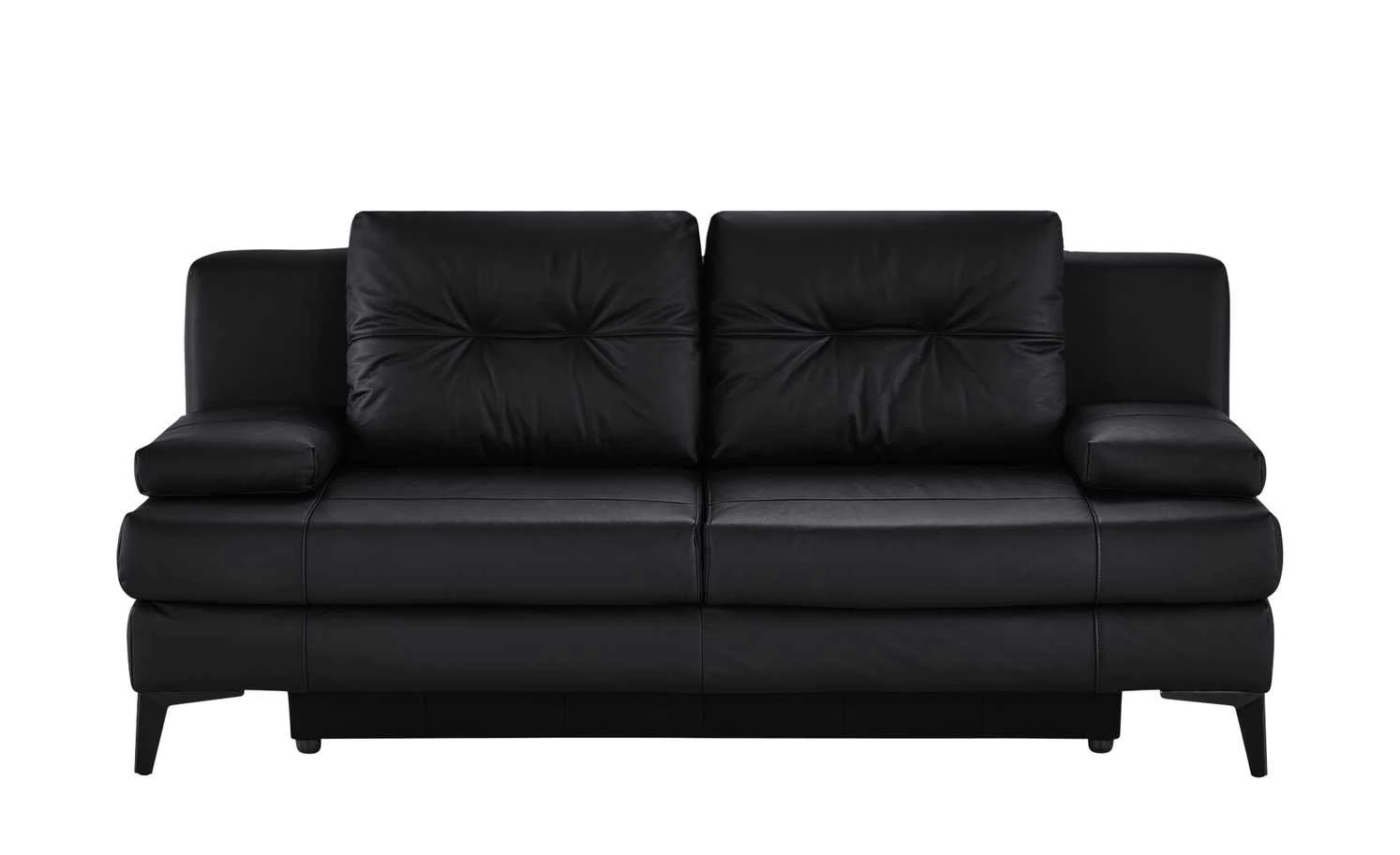 Ledersofa Svea | Schwarz 3 Ledersofa Svea | Schwarz
