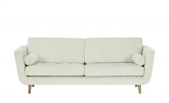 SOHO Sofa 3-sitzig Zehra | Creme