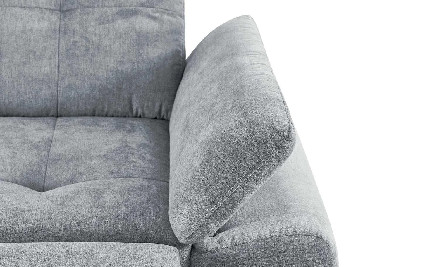 Ecksofa Gladys | Melange (Grau) links 5 Ecksofa Gladys | Melange (Grau) links – Bild 3