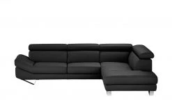 Ecksofa Camilla | Schwarz rechts