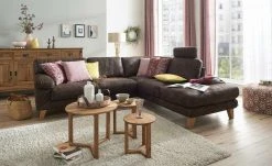 smart Ecksofa Tine | Dunkelbraun rechts