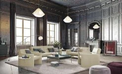 Ledersofa, niedrig Boavista | Off White (Beige) -Sofas Verkaufsladen 24406324 8 202011302238