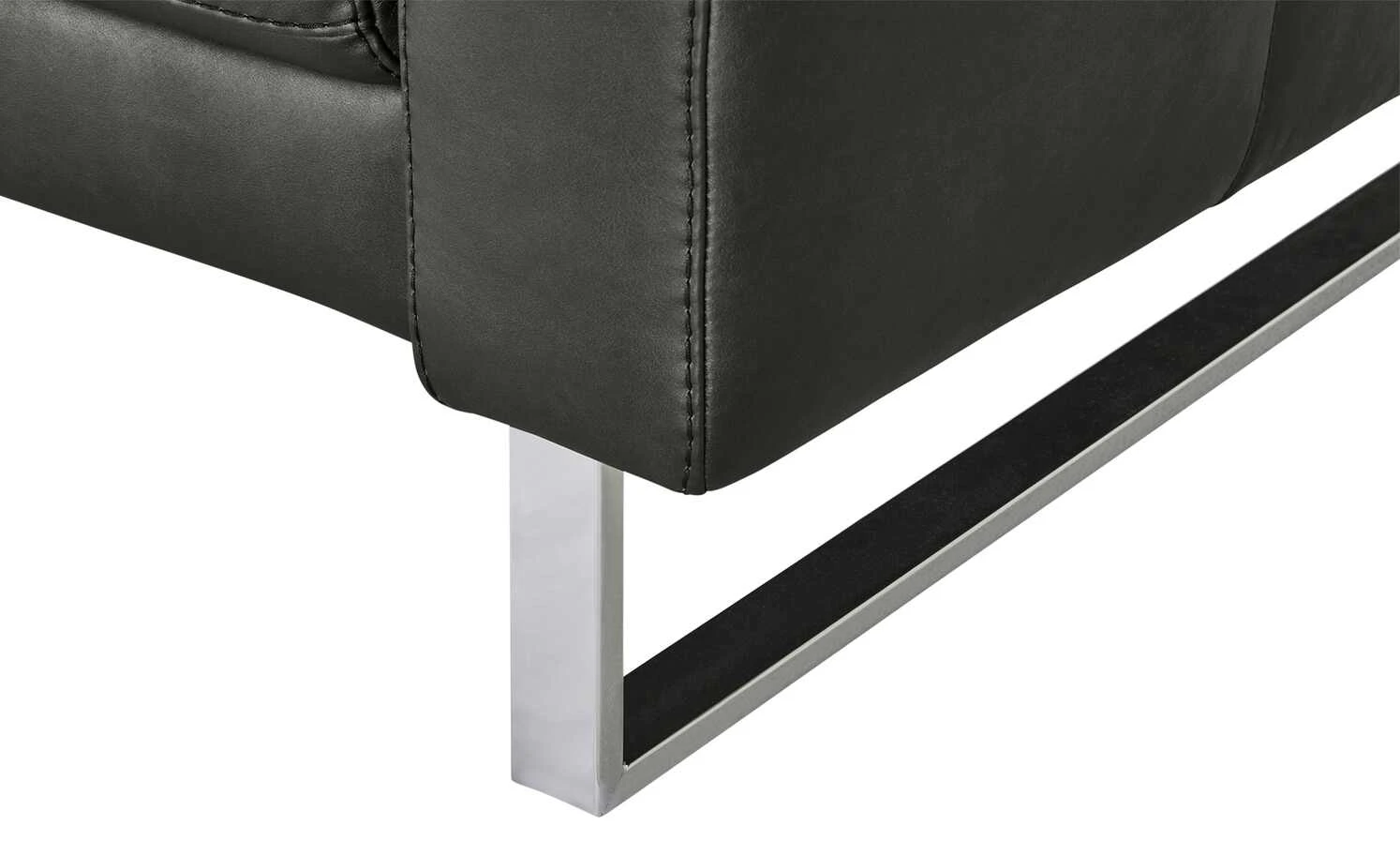 Ravensberger Werkstätten Ledersofa Domino | Graphite (Dunkelgrau) 201|cm 7 Ravensberger Werkstätten Ledersofa Domino | Graphite (Dunkelgrau) 201|cm – Bild 5