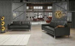 Ravensberger Werkstätten Sofa Domino | Graphite (Dunkelgrau) 181|cm