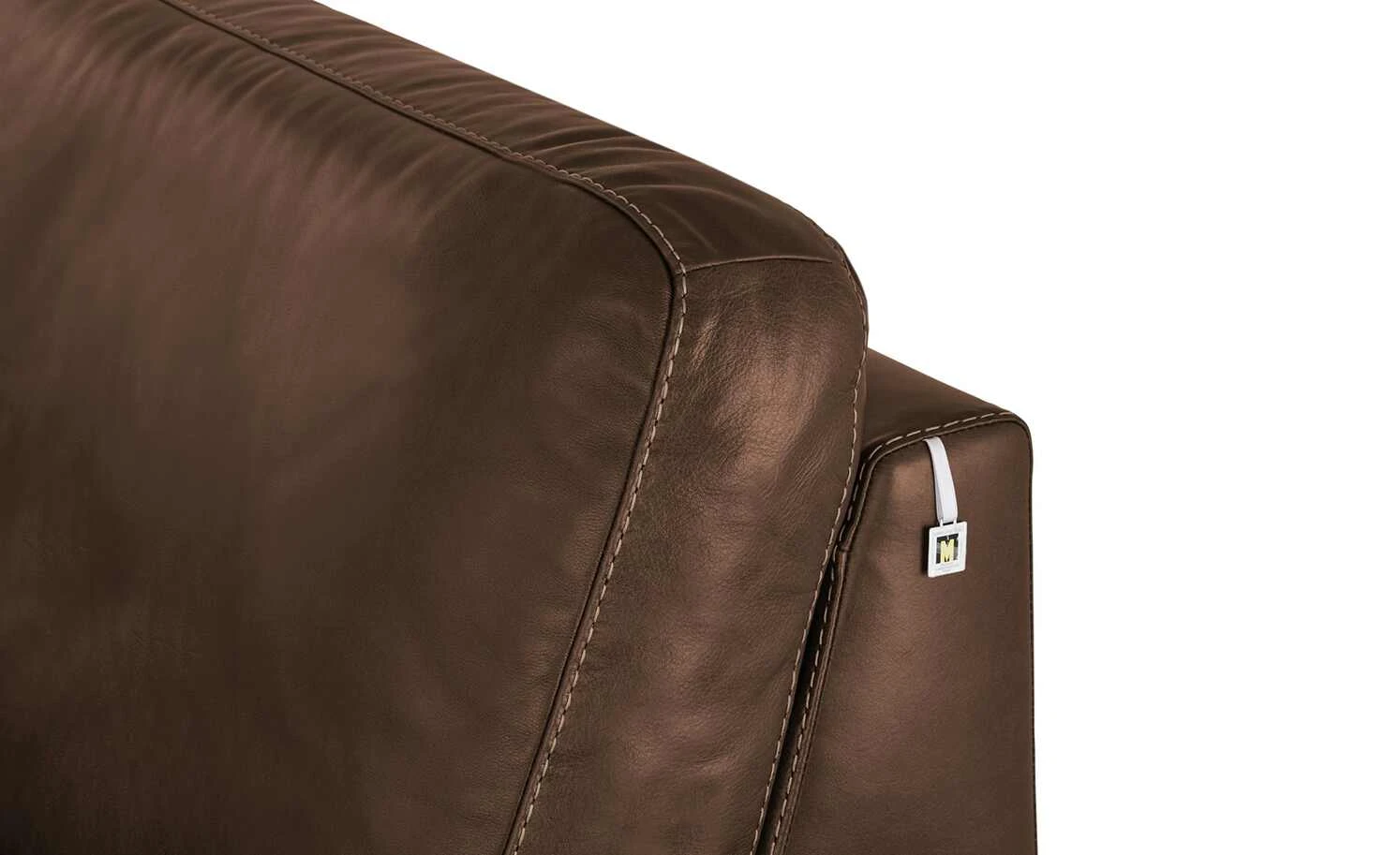 Ravensberger Werkstätten Ecksofa Leder Domino | Chocolate (Dunkelbraun) rechts 10 Ravensberger Werkstätten Ecksofa Leder Domino | Chocolate (Dunkelbraun) rechts – Bild 8