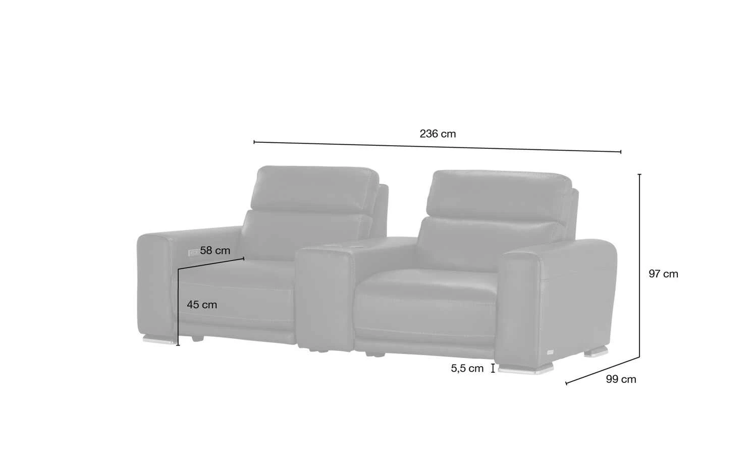 Wohnwert Einzelsofa Alexia | Rot Erweiterte Funktion 18 Wohnwert Einzelsofa Alexia | Rot Erweiterte Funktion – Bild 16