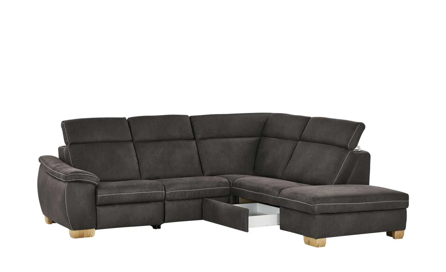 meinSofa Ecksofa Litos | Anthrazit rechts Erweiterte Funktion 8 meinSofa Ecksofa Litos | Anthrazit rechts Erweiterte Funktion – Bild 6