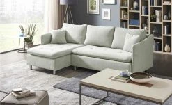 smart Ecksofa Bonamie | Silbergrau links