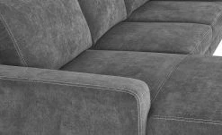 Ecksofa Coline | Stahlgrau links -Sofas Verkaufsladen 25400554 7 201910162238