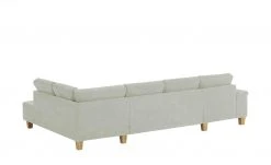 smart Wohnlandschaft Atara | Hellgrau rechts Flachgewebe -Sofas Verkaufsladen 25400635 4 202001082240