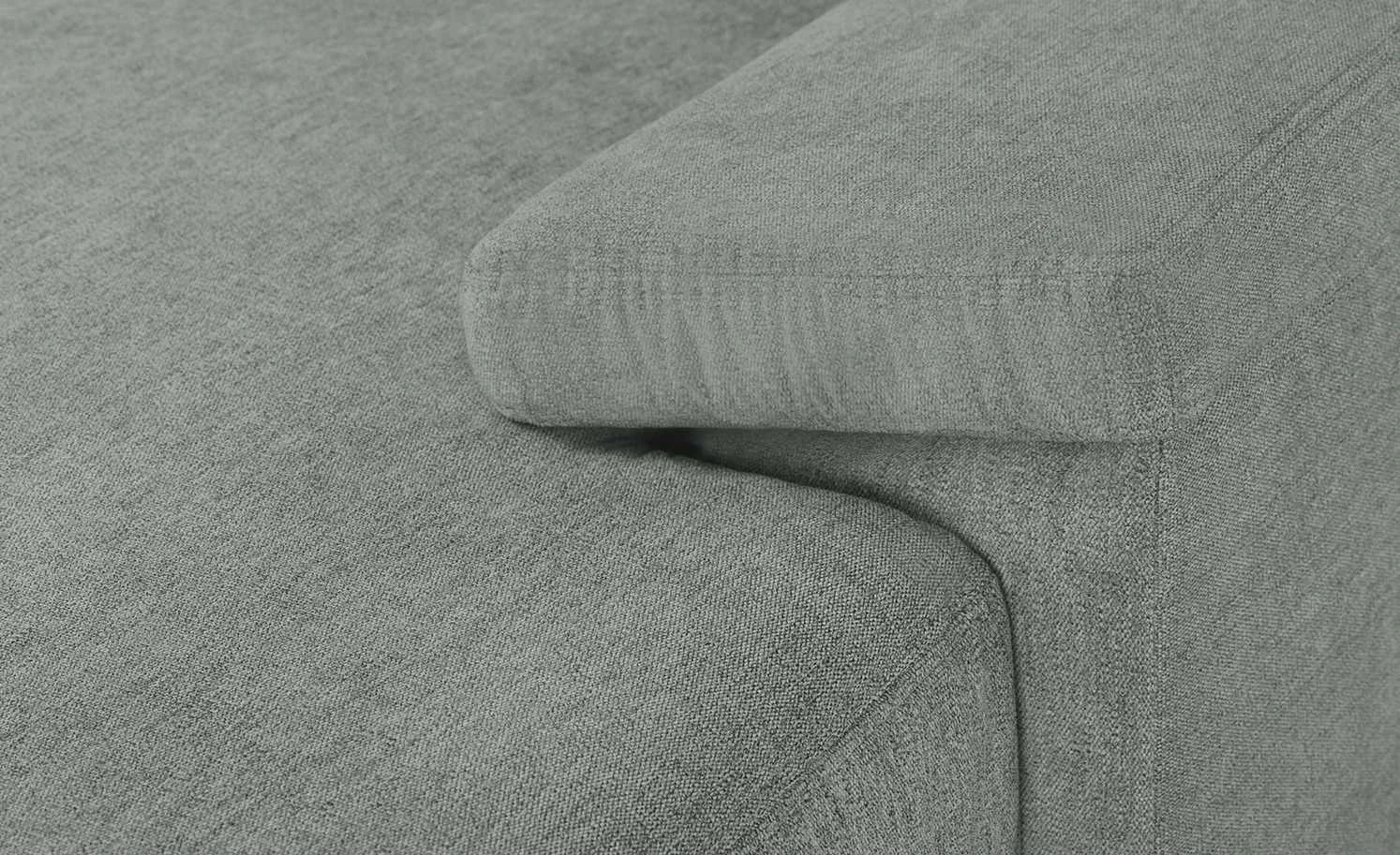 smart Ecksofa Atara | Grau rechts Flachgewebe 5 smart Ecksofa Atara | Grau rechts Flachgewebe – Bild 3